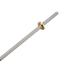 ✝️ 200mm length t8 8mm dia stainless steel lead screw rod with copper nut for 3d printer z axis built for smooth motion