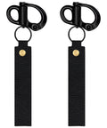 Mask Quick Release Clip With Leather Handle For Firefighter And Marine Rigging Marine Grade 316 Stainless Steel Snap Shackle For Sailboats