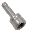 Leica Snap On Prism Pole Adapter With Multi Size Connector M8 M12 M16 Male Adapters In Stainless Steel For Leica Prisms and GPS RTK Poles
