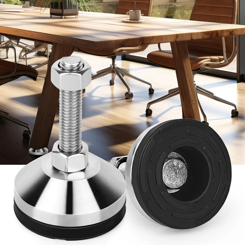 Beefy Leveling Feet For Cabinets Tables Workbenches And Machines With 2 36 Inch Base And M12 Thread Adjustable Leg Levelers shown