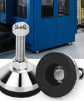 Beefy Leveling Feet For Cabinets Tables Workbenches And Machines with 2 36 Inch Base and M12 Thread Adjustable Leg Levelers in use