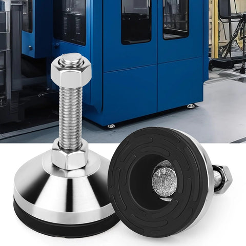 Beefy Leveling Feet For Cabinets Tables Workbenches And Machines with 2 36 Inch Base and M12 Thread Adjustable Leg Levelers in use