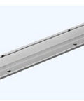 LWA16-24PD NB stainless steel shaft 24 inch length linear motion bar for automation systems, shown in side view.