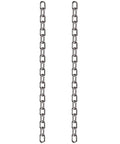 2 Pcs 1/4 x 23 inch Link Chain 304 Stainless Steel Coil Chain for Transport Tie Down Binder Chain Pulling Towing Hanging, 6mm