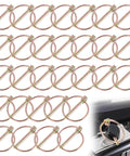 Heavy Duty Stainless Steel Lynch Pin Set With Ring 30 Pack Trailer Coupler Pins Three Sixteenth By One And Seven Sixteenths Inch for Trucks