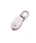 Stainless Steel M15 Wheel Swivel Pulley Block Heavy Duty Steel Single Wheel Swivel Lifting Rope Pulley for Wire Rope