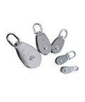 Stainless Steel Pulley M25 Single Wheel Rotary Lifting Rope Pulley Fishing Net Block Lifting Wheel Lifting Tool(M25) collection