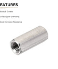 M5 Hex Standoff Spacer Nuts 20mm Length, 8mm Hex Width, Stainless Steel, shown with durable features, 6 pack