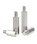 Stainless Steel M5 Standoff Screws 20mm With 8mm Hex Spacers For PCBs 5Pcs, featuring durable, corrosion-resistant stainless steel.