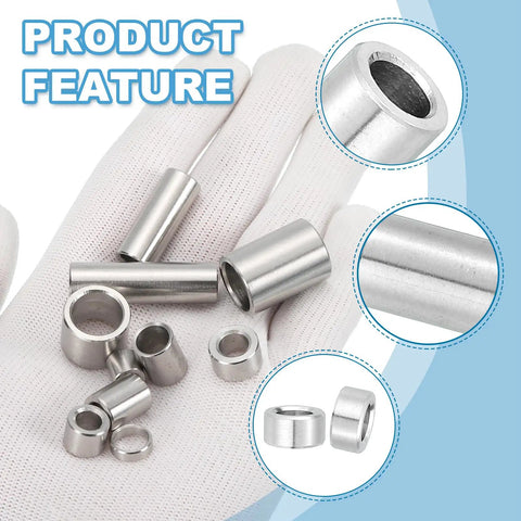 Stainless Steel M8 Spacers Set 8mm ID x 12mm OD x 5mm Long Round Bushing Standoffs For 5 16 Inch Screws Bolts Nuts 12 Pieces Made From 304 Grade Stainless Durable Spacing For Rotating Assemblies And Mechanical Projects