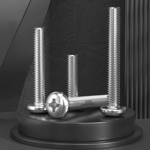 110 Pcs #8-32 Machine Screws Assortment Kit with Phillips Pan Head 304 Stainless Steel Screws in Lengths from 1/2 to 2 Inches display