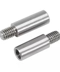 Male To Female Round Standoff Studs, 304 Stainless Steel PCB Spacers M2.5 To M6, showing threaded cylindrical spacers