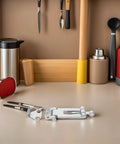 OSALADI stainless steel box latch with anti-rattle locking mechanism; marine-grade 316, close-up view