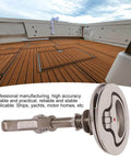 Boat Hatch Latch Pull Stainless Steel 316 Marine Grade Flush Cam Latch With Plate shown on boat deck