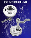 316 Stainless Steel Flush Boat Deck Hatch Latch For Marine Use Twist Design Non Locking Round D Handle Fits 2 Inch Cutouts