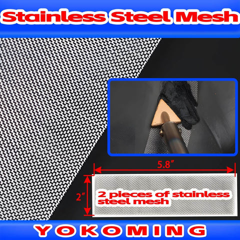 All-In-One Plastic Weld Kit With 40 Welding Rods In Four Materials PP PE ABS PVC including stainless steel mesh by YOKOMING
