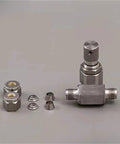 316L Stainless Steel MV Series Double Card Sleeve Metering Control Valve For Low Flow High Precision MV-1, disassembled view