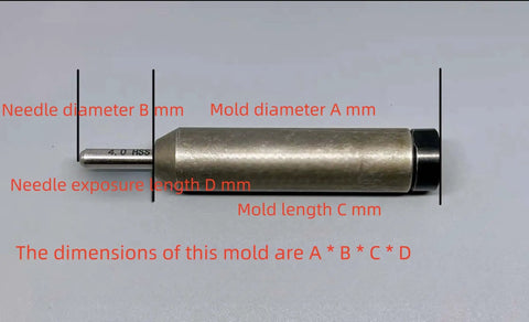 Pro Grade Rivet Machine Kit With Semi Hollow Rivets Flanging Curling Punch Die Lower Die And Hardware Stamping Needle
