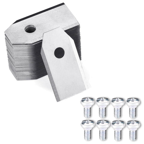 Lyreh 36pcs Replacement Blades for Segway Navimow i105N/i108N/i110N/H500N lawn mower, stainless steel blades with screws