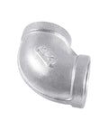 JoyTube Stainless Steel 304 Cast Pipe Fitting One Half Inch To One Half Inch Female To Female NPT Threaded 90 Degree Elbow Class 150