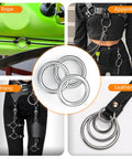 1 Inch Stainless Steel O Rings Set, 15 Solid Welded Metal Loops For Dog Collars, Macrame, Leashes, Hanging Straps, DIY Projects