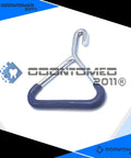 Stainless Steel OB Calf Pulling Chain 45 Inches With Handle Blue PVC Grip For Assisted Birth Delivery, shown with durable triangular handle.