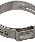 Stepless One Ear Clamp 7 Millimeter Band Width For Oetiker 167 Series Stainless Steel Clamp With Mechanical Interlock And Dimpled Design