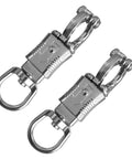 U Type Quick Release Clip With Rotatable Eye Stainless Steel Panic Snap For Lead Ropes And Tie Offs 360 Degree Rotation