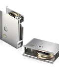 Pella Sliding Patio Door Rollers Set 2 Pack With Adjustable Height Stainless Steel Ball Bearings Rust Resistant Wheels