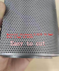 Durable 304 Stainless Steel Perforated Sheet With 0.06 Inch Holes And 0.02 Inch Thickness Measures 9.5 Inches Wide By 39 Inches Long For Solid Ventilation Filtration And Decorative Uses