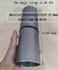 Durable 304 Stainless Steel Perforated Sheet With 0.06 Inch Holes And 0.02 Inch Thickness Measures 9.5 Inches Wide By 39 Inches Long