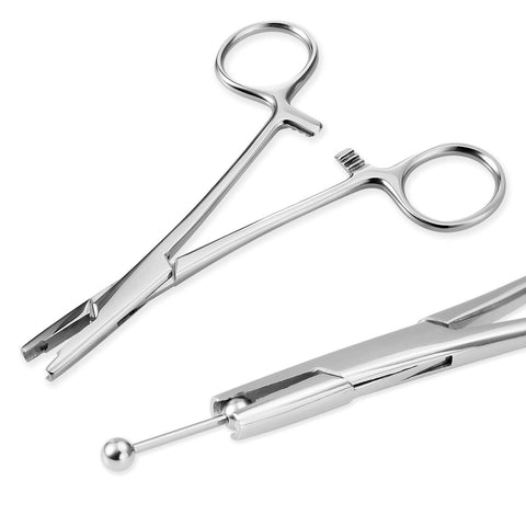 3mm Piercing Ball Removal Tool Stainless Steel Dermal Anchor Forceps For Dermal Tops Unscrew Or Screw Ball Pliers For Nose Septum Earrings