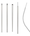Piercing Tapers Set 14G 16G 18G 20G Stainless Steel Threadless Insertion Pin Screws Curved Stretching Kit For Ear Nose Navel Lip