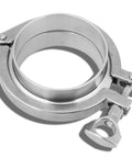 Stainless Steel Pipe Clamp Kit, 3 Inch 76mm Sanitary Clamp With Ferrule Union, Homebrew Pipe Repair Leak Sealer Emergency Kit For Quick Fixes