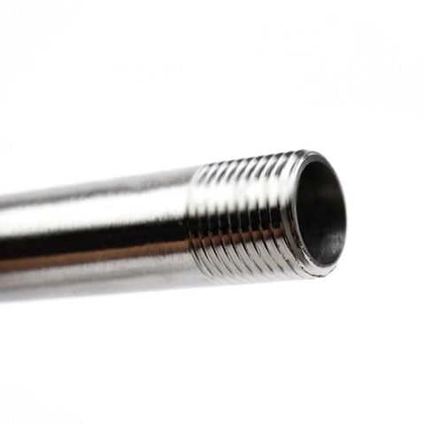 One And One Quarter Inch Male Thread Stainless Steel Pipe Extension Tube Fitting Connector 150mm Length 304 Stainless Steel Pipe Connector