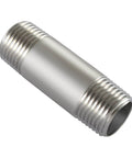 Stainless Steel Pipe Fittings 1 Inch NPT X 1 Inch NPT Male Thread 2 Inch Length Nipple Cast Pipe 304 Stainless Steel Corrosion Resistant