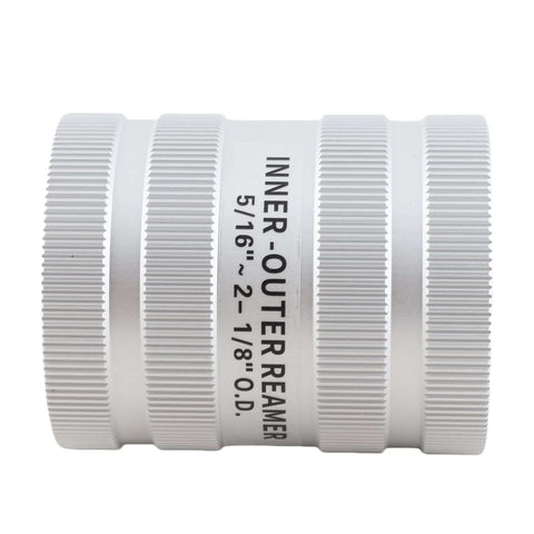 Stainless Steel Pipe Reamer Deburring Tool With Chamfer For Metal Copper Aluminum Conduit And PVC Pipes 5/16 To 2 1/8 Inch OD