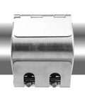 Stainless Steel Pipe Repair Clamp Kit For Emergency Fixes On Plastic And Metal Pipes 56mm To 59mm with Rubber Inner Liner installed