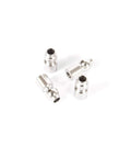 Axial Pivot Ball, Stainless Steel 12.75mm (4): Capra 1.9 UTB, AXI234003 set of stainless steel pivot balls on white background