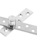 Heavy Duty 360 Degree Rotating Pivot Hinges 2 Pack Concealed Center Shaft Stainless Steel Swivel Hinge for Shed Doors