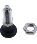 Stainless Steel Spring Return Knob Plunger M10 Push Fit Ball Nose Indexing For Quick Release And Smooth Rotation In Industrial Machinery And Fixtures