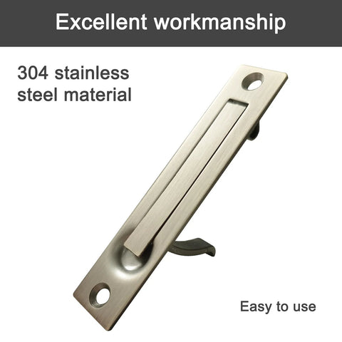 Pocket Door Edge Pull In Antique Brass For Hidden Edge Access And Easy Operation, stylish stainless steel door handle.