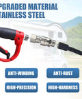 Beast Pro Grade Pressure Washer Adapter Kit With 360 Swivel M22 14mm To 3/8 Inch Quick Connect Stainless Steel in use