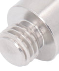 Close-up of Total Station Prism Adapter Quick Release in stainless steel, showing secure mount threads for RTK surveying tools.