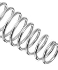 Close-up of stainless steel spring, part of 12 Pack Garden Pruner Replacement Springs For Pruners And Shears Stainless Steel Pro Grade Anti Rust Trimming Parts Durable Easy Install Fits Most Garden Shears DIY Gardening Tool Upgrade.