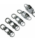Five Piece 1 Inch Stainless Steel Single Pulley With Swivel Eye For Marine Rigging Lift 316 Stainless Construction Set