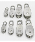 Assorted stainless steel pulley blocks, including M20 Cable Single Pulley Block Stainless Steel Hanging Wire Towing Lifting Rope Wheel Marine Boat Pulley Blocks for(M20).