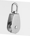 Stainless Steel Pulley Single Block for Fishing Net and Boat Lifting Heavy Duty Swivel Hook for Smooth and Easy Rope Handling