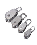 Stainless Steel Pulley M25 Single Wheel Swivel Lifting Rope Pulley Set Lifting Wheel Tools(M25) in various sizes