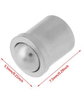 10 pcs 304 stainless steel push fit ball spring plungers showing 5mm x 6mm body, compact design, suitable for precision positioning